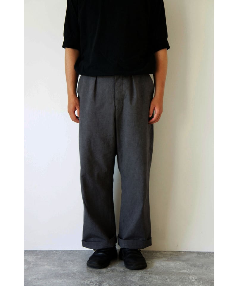 WIDE PANTS GRAY | usual web store