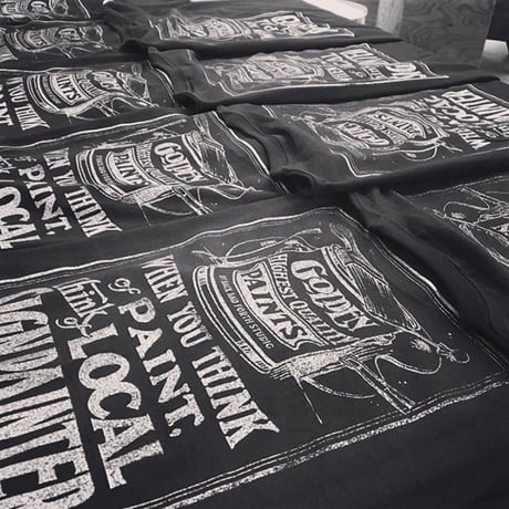 BACK AND FORTH STUDIO / Original T-shirt 2018. ( Black )