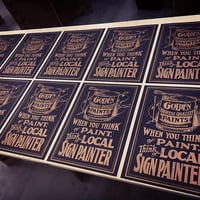 BACK AND FORTH STUDIO / Screen Printed Poster #1