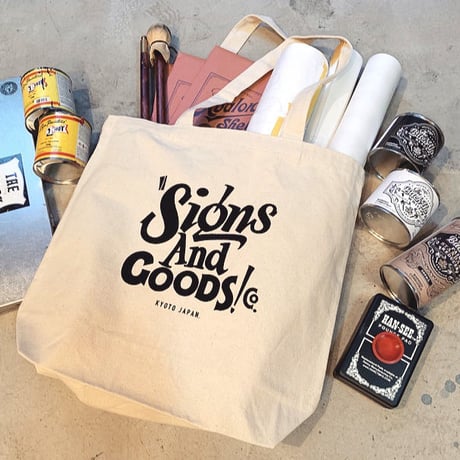 SIGNS & GOODS! Co. Original tote bag.