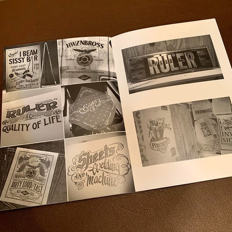 "A DAY IN THE SIGN PAINTER'S LIFE" / BACK AND FORTH STUDIO. Photo book.