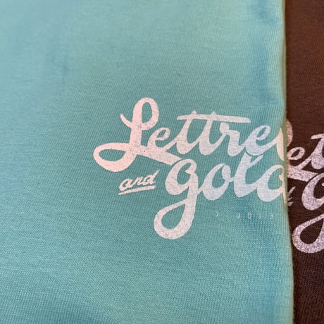 Lettreur & Gold studio. Vincent Audoin. Original T-shirt. NEW COLOR!