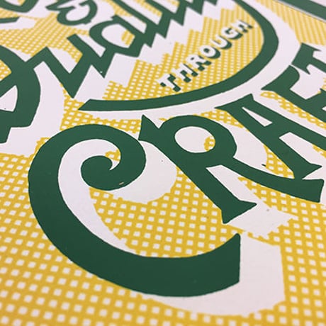 Shon Price/Original Screen Printed Poster : Love & Quality. 178 × 238.