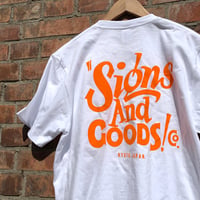 SIGNS & GOODS! Co. LETTER LOGO Tee.