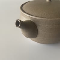 常滑焼【絆/持ちやすい急須】玉光　焼締め窯変無地宝瓶