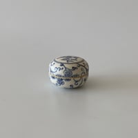 文山香菜江　| 　安南風　香合　小物入れ　一点もの