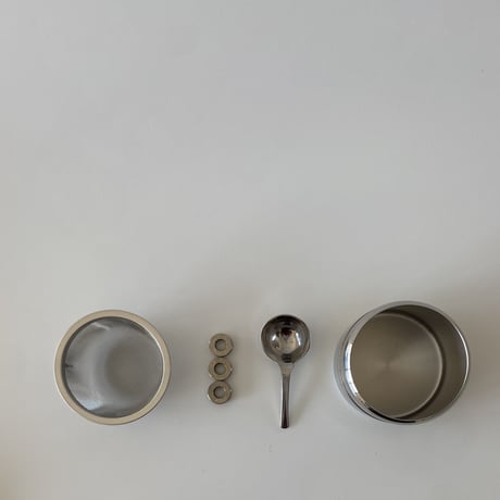茶道具　近藤さんの　抹茶　篩缶  茶篩缶（まっちゃ　ふるいかん）