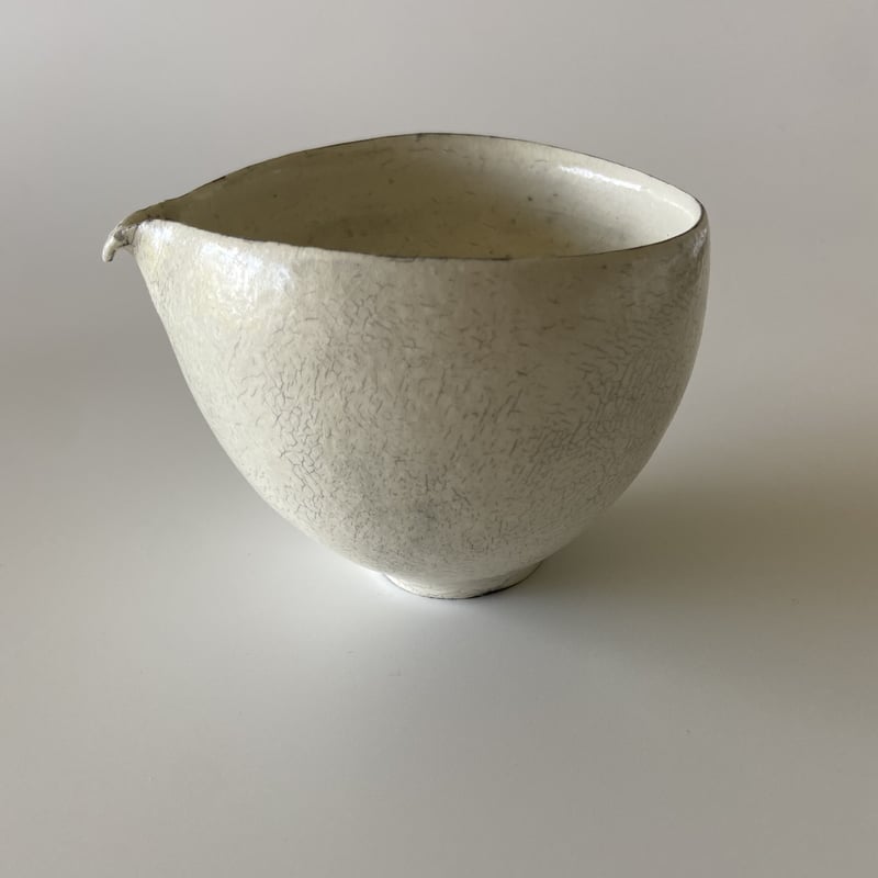 横山拓也 |片口 白 抹茶碗 酒器 湯冷まし matchabowl teabowl | soui