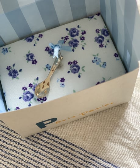 1thバースデープレゼントBOX【G】男の子用　シルバースプーン