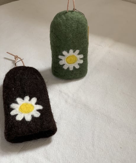 陶器のスキレット&羊毛フェルトスキレットカバーセット
