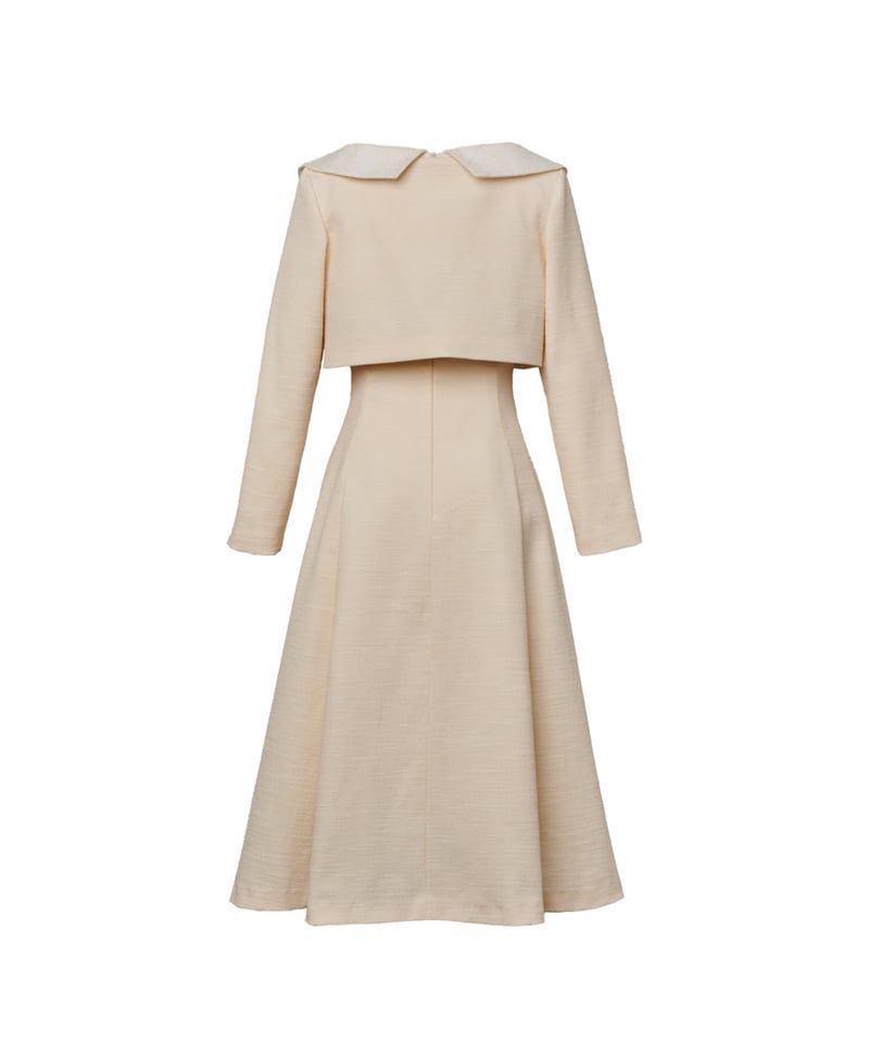 tweed lady lace setup flare type | naoho