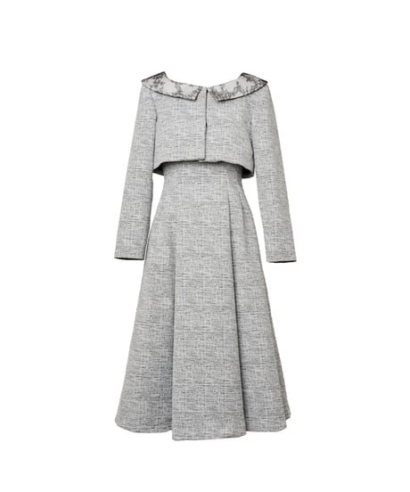 lady tweed tight dress naoho ワンピース lady tweed tight