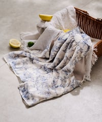 Fuji tops-Toile de Jouy-