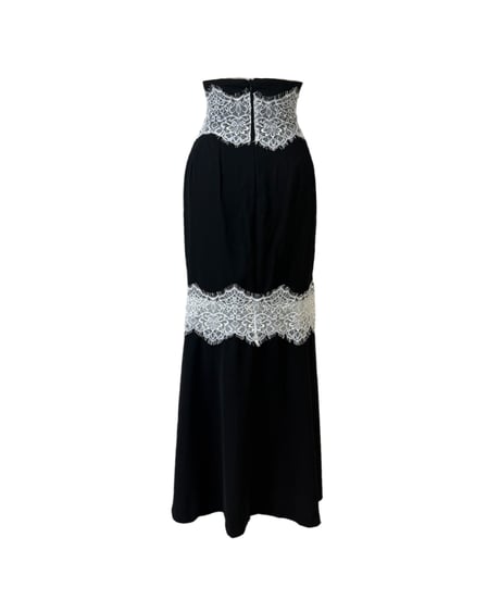 lace long mermaid skirt