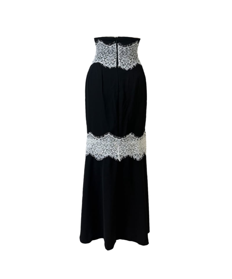 lace long mermaid skirt | naoho