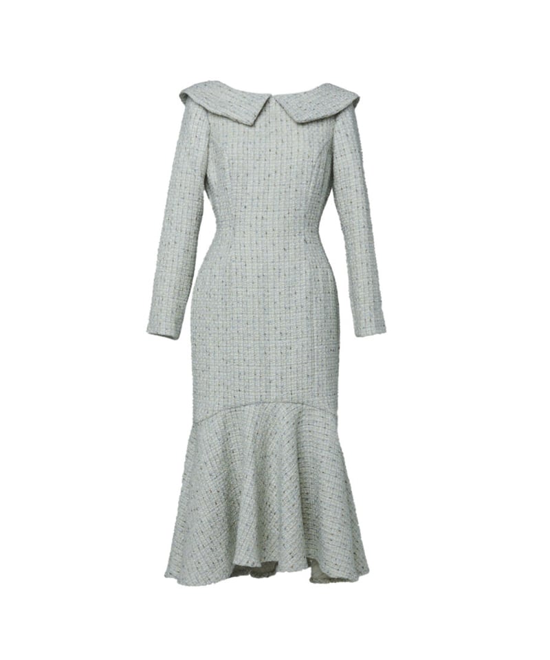 lady tweed tight dress naoho ワンピース tweed lady dress | naoho