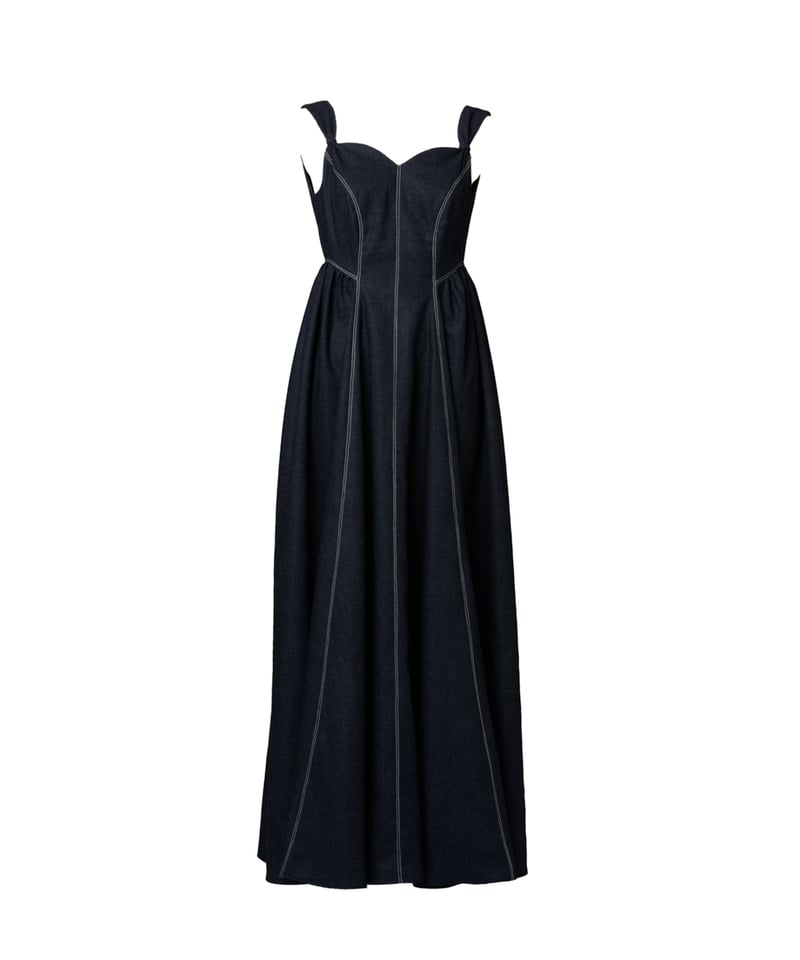 denim long dress | naoho denim long dress | naoho