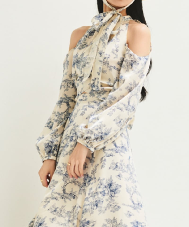 unoaウノア Plie/Toile de Jouyトワルドジュイ/7分袖/MS Toile