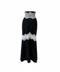 lace long mermaid skirt