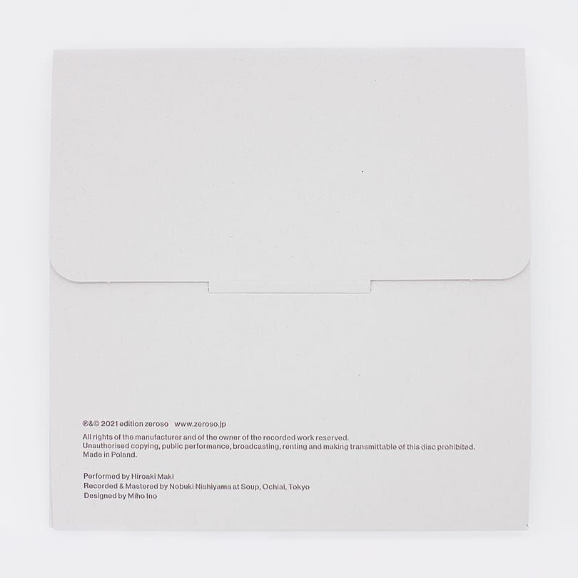 Hiroaki Maki｜He (CD) | edition zeroso