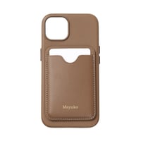 MagSafe｜Cow leather iPhone case with card holder
