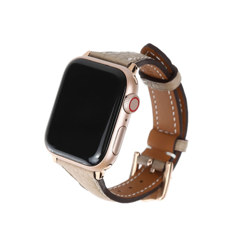 Full grain leather Apple watch band【ピンクゴールド】 | 