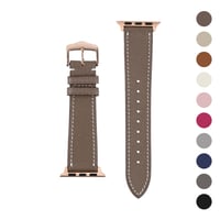 French goat leather Apple watch band【ピンクゴールド】全10色