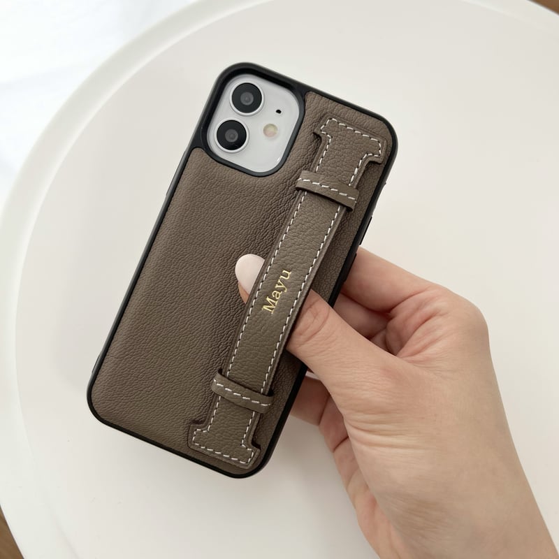 miniシリーズ】French goat leather handy belt iPhone miniシリーズ】French goat leather handy belt iPhone