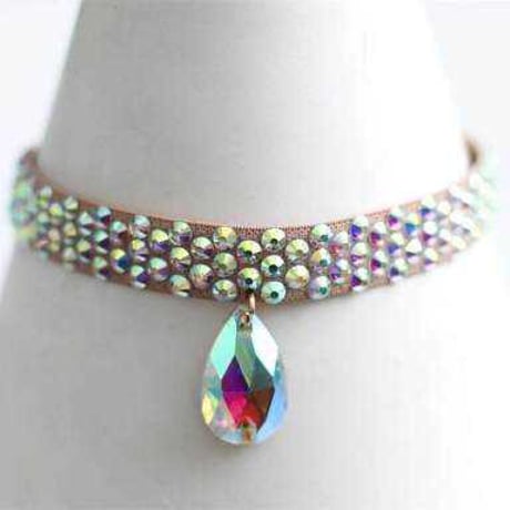 チョーカー シック ネックレス ダンス パーティー ファッション アクセサリー ターニャ ベリー ラテン ダンス バレエ ハンドメイドアクセサリー