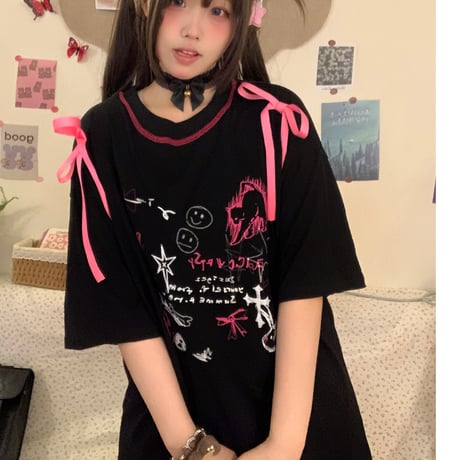 24cmShop韓国ファッションかわいい Tシャツ  tx083