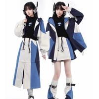 24cmShop ゆとりカジュアルニュートラル機械未来感スーツ4点セットsuf049