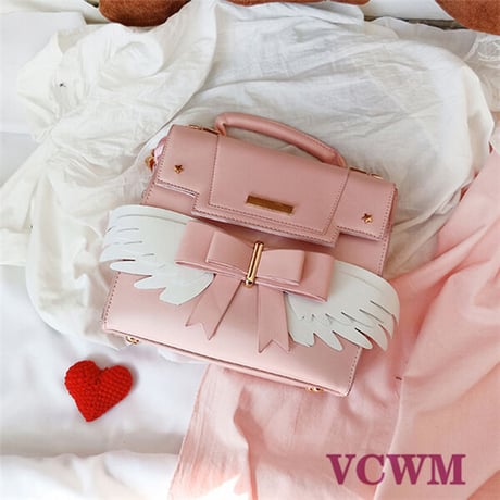 トップハンドルエンジェルリボン2WAYバッグ 1042