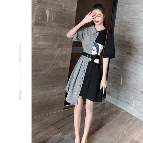 OnePiece アシンメトリースカート 395