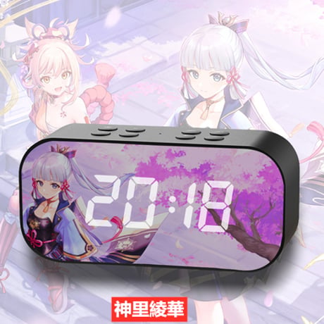 原神可愛いbluetoothスピーカー&目覚まし時計 3C001