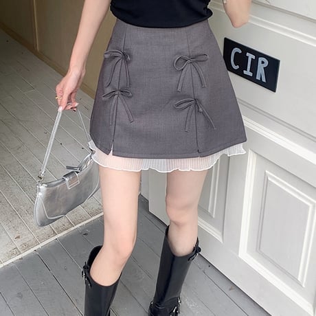 24cmShopかわいいリボンスカートDQ019