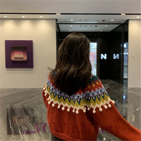 Tops メリヤスのニットシャツ 273