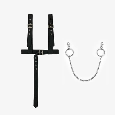 24cmShop バイカラースウェットワンピース＋ウエストストラップベルト1233