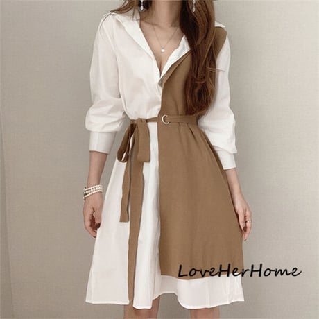 24cmShop ファッション 2色ワンピース 019