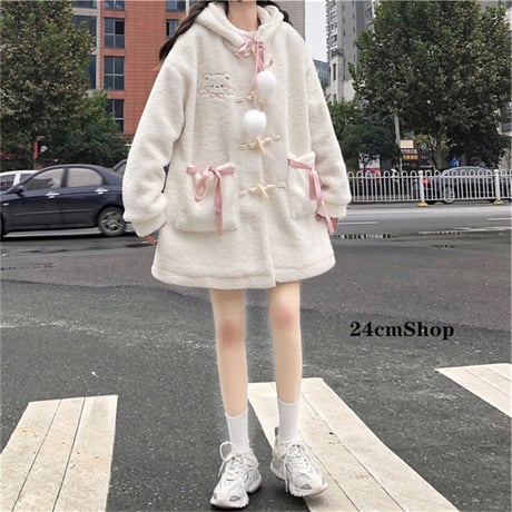 24cmShop 可愛いリボンポケットコート　wt005