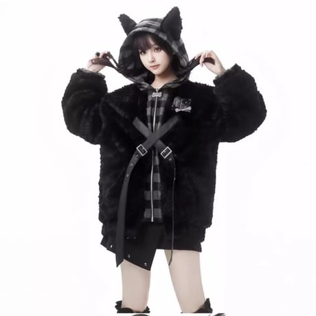 24cmShop 原宿風 かわいい小狼暖冬セットsuf036