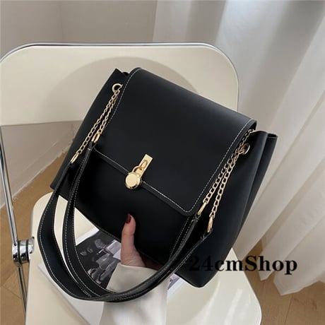 24cmShopファッション レザー ショルダーバッグ 1227