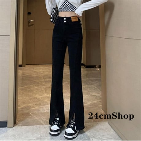 24cmShopブラック＆ブルージーパン1388