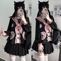 24cmShopかわいい地雷系セットアップ2点セットsus194