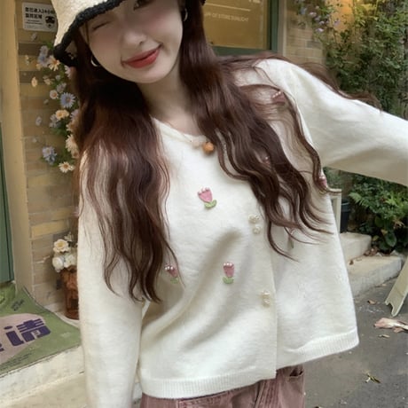 Kawaii Knit Short Jacket  wt048