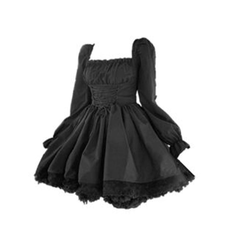 OnePiece ワインレッドゴシックロリータドレス 385 | 可愛い服