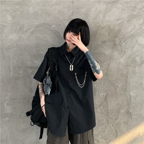 ファッションブラウス ネクタイ  763
