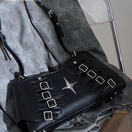 24cmShopファッション レザー ショルダーバッグ b021