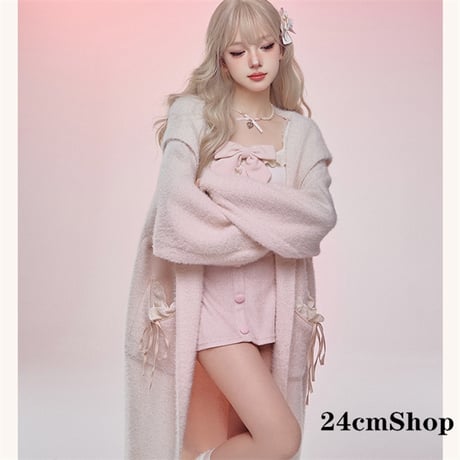 24cmShop高品質可愛いピンク系3点セット1396