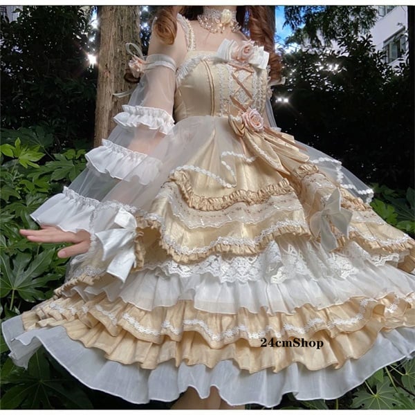 白雪姫モチーフフリルドレス opf128 | 可愛い服量産型服通販24cm