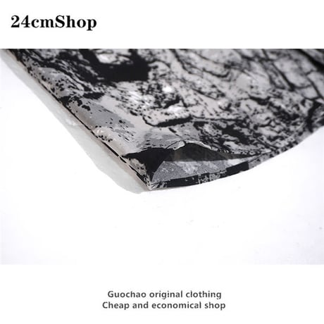 24cmShop原宿風総柄フラワー ビッグシャツ1336